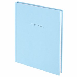 {{photo.Alt || photo.Description || 'Блокнот МАЛЫЙ ФОРМАТ 110х147 мм, А6, 80 л., твердый, клетка, BRAUBERG &quot;Minimal&quot;, голубой, 116450'}}