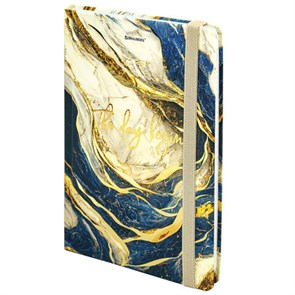 {{photo.Alt || photo.Description || 'Блокнот с резинкой в клетку 96 л., А5 145х203 мм, твердая обложка с фольгой, BRAUBERG, &quot;Marble&quot;, 115536'}}