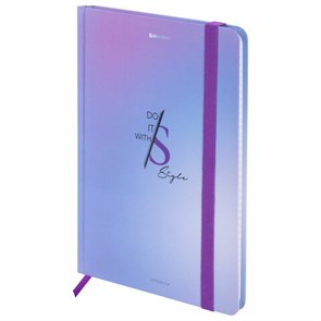 {{photo.Alt || photo.Description || 'Блокнот с резинкой в клетку 96 л., А5 145х203 мм, твердая обложка, BRAUBERG, &quot;Style&quot;, 116320'}}