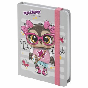 {{photo.Alt || photo.Description || 'Блокнот с резинкой в клетку 96 л., МАЛЫЙ ФОРМАТ А6 (109х148 мм), твердая обложка, ЮНЛАНДИЯ, &quot;Совушка&quot;, 113743'}}