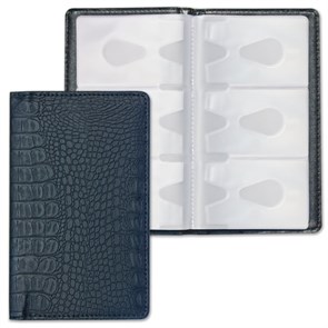 {{photo.Alt || photo.Description || 'Визитница/кредитница трехрядная BRAUBERG &quot;Cayman&quot;, на 96 карт, под кожу крокодила, черная, 231761'}}