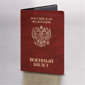 {{photo.Alt || photo.Description || 'Обложка для военного билета, ПВХ, бордовая, тиснение, STAFF, 238874'}}