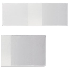 Обложка для студенческого билета, удостоверения, 104х74 мм, ПВХ, прозрачная, ДПС, 1098.К 235871