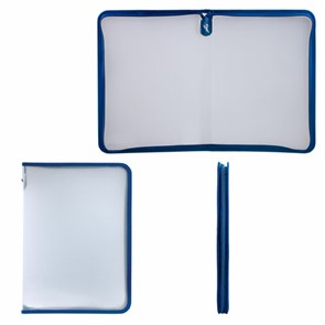 {{photo.Alt || photo.Description || 'Папка для документов и тетрадей на молнии пластиковая BRAUBERG А4, 320х230 мм, прозрачная, 271713'}}