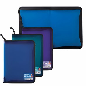 {{photo.Alt || photo.Description || 'Папка на молнии пластиковая BRAUBERG &quot;Income&quot;, А4, 325х230 мм, тонированная, 3 цвета ассорти, 224055'}}