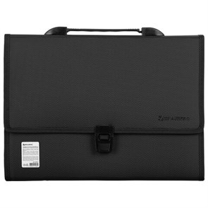 {{photo.Alt || photo.Description || 'Папка-портфель пластиковая BRAUBERG &quot;ДИПЛОМАТ&quot;, А4 (330х245х35 мм), 13 отделений, фактура бисер, черная, 226025'}}