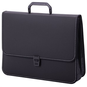 {{photo.Alt || photo.Description || 'Папка-портфель пластиковая BRAUBERG &quot;КОНСУЛ&quot; А4 (370х280х120 мм), 2 отделения, фактура &quot;бисер&quot;, черная, 223079'}}