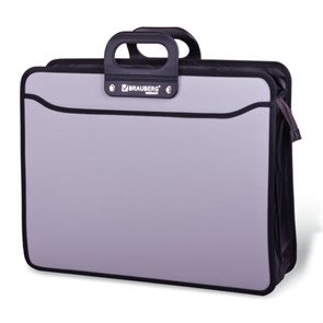 {{photo.Alt || photo.Description || 'Папка-портфель пластиковая БОЛЬШОГО ФОРМАТА BRAUBERG &quot;ПОРТФОЛИО&quot;, А3 (470х380х130 мм), 3 отделения, серая, 223080'}}