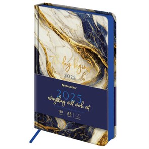 {{photo.Alt || photo.Description || 'Ежедневник датированный 2025 А5 138x213 мм BRAUBERG &quot;Vista&quot;, под кожу твердый, &quot;Blue Marble&quot;, 115871'}}