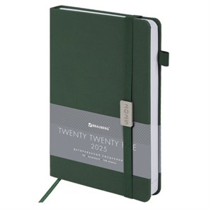 {{photo.Alt || photo.Description || 'Ежедневник датированный 2025, А5, 138x213 мм, BRAUBERG &quot;Control&quot;, под кожу, держатель для ручки, зеленый, 115847'}}