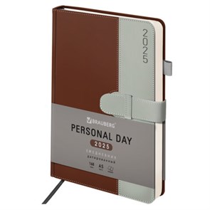 {{photo.Alt || photo.Description || 'Ежедневник датированный 2025, А5, 138х213 мм, BRAUBERG &quot;Esthetic&quot;, под кожу, держатель для ручки, застежка, коричневый/серый, 115928'}}