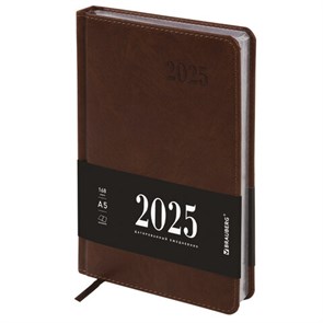 {{photo.Alt || photo.Description || 'Ежедневник датированный 2025, А5, 138х213 мм, BRAUBERG &quot;Impression&quot;, под кожу, коричневый, 115921'}}