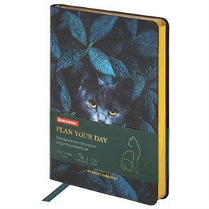 {{photo.Alt || photo.Description || 'Ежедневник недатированный B6 (127х186 мм), BRAUBERG VISTA, под кожу, гибкий, срез фольга, 136 л., &quot;Thickets&quot;, 112115'}}