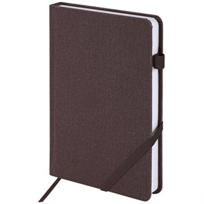 {{photo.Alt || photo.Description || 'Ежедневник недатированный А5 138x213 мм BRAUBERG &quot;Finest&quot; под кожу, резинка, 136 л., коричневый, 111870'}}