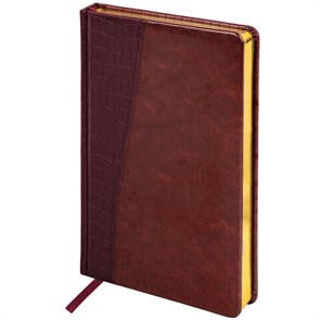 {{photo.Alt || photo.Description || 'Ежедневник недатированный А5 138х213 мм BRAUBERG &quot;Cayman&quot; под кожу, 160 л., коричневый/коричневый, 125084'}}