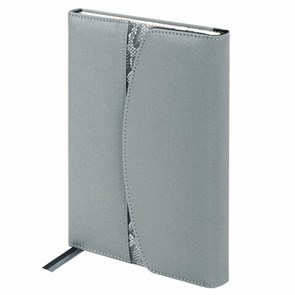 {{photo.Alt || photo.Description || 'Ежедневник недатированный А5 155х213 мм BRAUBERG &quot;Wild&quot;, под кожу, магнит, 160 л., SNAKE, серый, 116234'}}