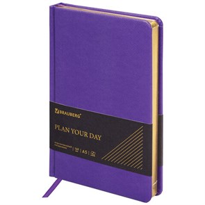 {{photo.Alt || photo.Description || 'Ежедневник недатированный А5, 138х213 мм, BRAUBERG &quot;Iguana&quot;, под кожу, 160 л., сиреневый, 114455'}}