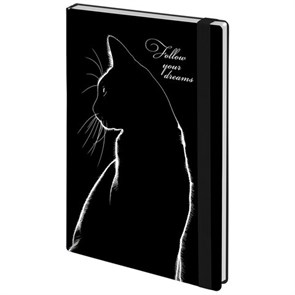 {{photo.Alt || photo.Description || 'Ежедневник недатированный с резинкой А5 145х203 мм, BRAUBERG, твердый, 160 л., &quot;Black cat&quot;, 116305'}}