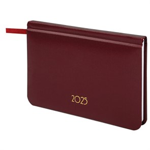 {{photo.Alt || photo.Description || 'Еженедельник датированный 2025 МАЛЫЙ ФОРМАТ 95х155 мм А6, BRAUBERG &quot;Select&quot;, балакрон, бордовый, 115984'}}