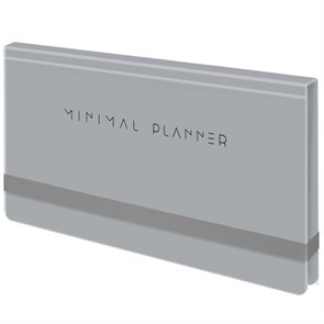 {{photo.Alt || photo.Description || 'Еженедельник недатированный с резинкой 171х93 мм, BRAUBERG, твердый, 64 л., &quot;Minimal&quot;, серый, 116311'}}