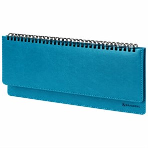 {{photo.Alt || photo.Description || 'Планинг настольный недатированный (305x140 мм) BRAUBERG &quot;Rainbow&quot;, кожзам, 60 л., бирюзовый, 111700'}}