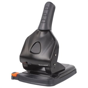 {{photo.Alt || photo.Description || 'Дырокол металлический МОЩНЫЙ BRAUBERG &quot;Heavy duty&quot; до 65 л., эргономичный, черный, 228496'}}