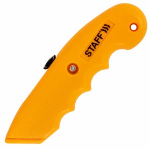 {{photo.Alt || photo.Description || 'Нож универсальный мощный STAFF PRO, автофиксатор с 3 положениями, ABS-пластик, 238733'}}