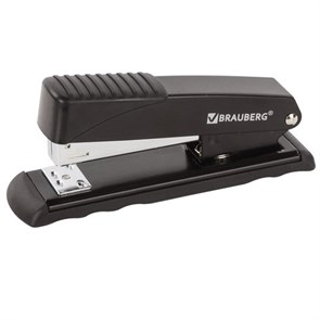 {{photo.Alt || photo.Description || 'Степлер №24/6, 26/6 металлический BRAUBERG &quot;Office&quot;, до 30 листов, черный, 228611'}}