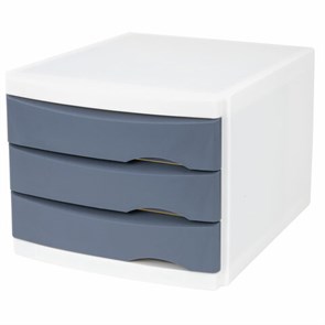 {{photo.Alt || photo.Description || 'Бокс с 3 выдвижными лотками, корпус светлый, лотки серые, 235х300х355 мм, BRAUBERG &quot;Office-Expert&quot;, 238040'}}