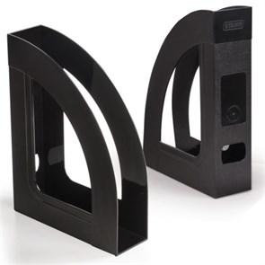 {{photo.Alt || photo.Description || 'Лоток вертикальный для бумаг &quot;Респект-эконом&quot; (220х290 мм), ширина 70 мм, полипропилен, черный, ЛТВ-30855'}}