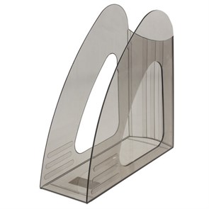 {{photo.Alt || photo.Description || 'Лоток вертикальный для бумаг BRAUBERG &quot;Delta&quot;, 240х90х240 мм, тонированный серый, 237241'}}