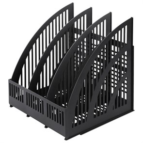 {{photo.Alt || photo.Description || 'Лоток вертикальный для бумаг BRAUBERG &quot;Energy&quot;, 250 мм, 3 отделения, сетчатый, сборный, черный, 237017'}}