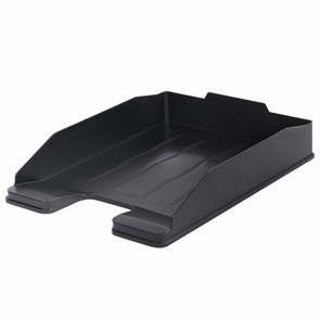 {{photo.Alt || photo.Description || 'Лоток горизонтальный для бумаг BRAUBERG ECONOMY, 340х255х60 мм, черный, 238106'}}