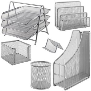 {{photo.Alt || photo.Description || 'Настольный набор BRAUBERG &quot;Germanium&quot;, 6 предметов, серебро, металл, 237986'}}