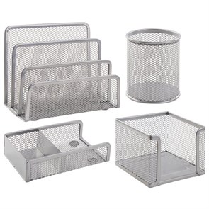 {{photo.Alt || photo.Description || 'Настольный набор из металла BRAUBERG &quot;Germanium&quot;, 4 предмета, серебристый, 231965'}}