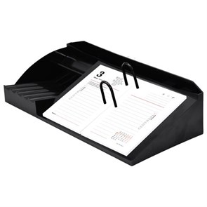 Подставка под календарь + органайзер 3 отделения, STAFF 