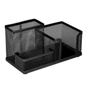 {{photo.Alt || photo.Description || 'Подставка-органайзер BRAUBERG &quot;Germanium&quot;, металлическая, 3 секции, 102х186х95 мм, черная, 231986'}}