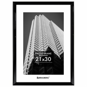 {{photo.Alt || photo.Description || 'Рамка 21х30 см небьющаяся, багет 14 мм, пластик, BRAUBERG &quot;Original&quot;, черная, 391229'}}