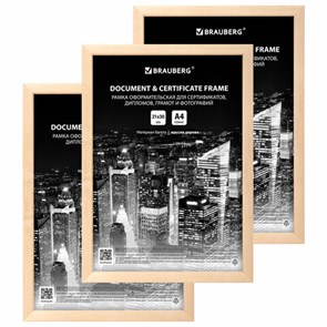 {{photo.Alt || photo.Description || 'Рамка 21х30 см небьющаяся, КОМПЛЕКТ 3 шт., багет 14 мм дерево, BRAUBERG &quot;Elegant&quot;, цвет натуральное дерево, 391357'}}