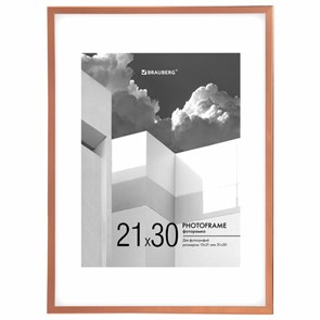 {{photo.Alt || photo.Description || 'Рамка 21х30 см с паспарту 15х21 см небьющаяся, багет 5 мм, пластик, BRAUBERG &quot;Smart&quot;, золотистая, 391279'}}