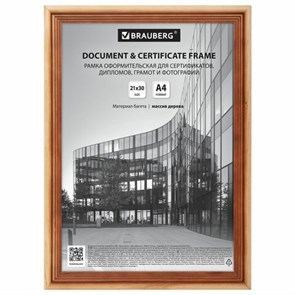 {{photo.Alt || photo.Description || 'Рамка 21х30 см, дерево, багет 20 мм, BRAUBERG &quot;Business&quot;, светлое дерево, акриловый экран, 391291'}}