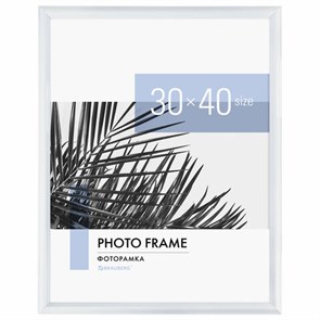 {{photo.Alt || photo.Description || 'Рамка 30х40 см небьющаяся, багет 17,5 мм, пластик, BRAUBERG &quot;Colorful&quot;, белая, 391242'}}