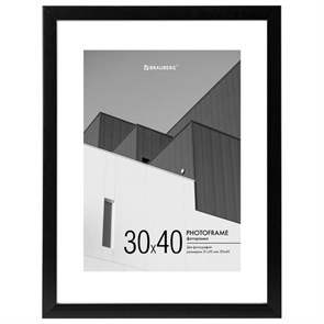 {{photo.Alt || photo.Description || 'Рамка 30х40 см с паспарту 21х30 см небьющаяся, багет 20 мм, пластик, BRAUBERG &quot;New Age&quot;, черная, 391277'}}