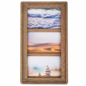 {{photo.Alt || photo.Description || 'Рамка из мангового дерева BRAUBERG LOFT TRINITY, 3 фото 10х15 см, стекло, 20х35,5 см, 391282'}}