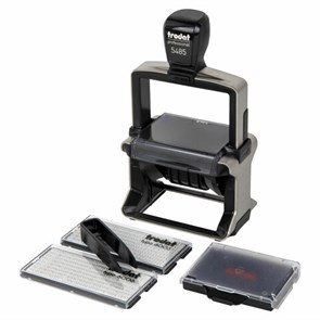 {{photo.Alt || photo.Description || 'Датер самонаборный металлический, 6 строк+дата, оттиск 68х47 мм, сине-красный, TRODAT 5485, кассы в комплекте'}}