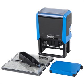 {{photo.Alt || photo.Description || 'Датер самонаборный, 6 строк+дата, оттиск 60х40 мм, синий, TRODAT 4727, кассы в комплекте, 188617'}}