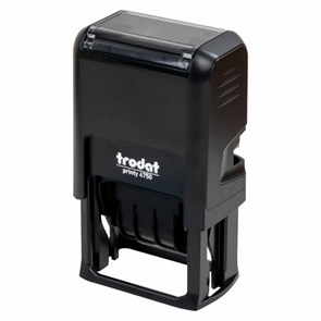 {{photo.Alt || photo.Description || 'Датер со свободным полем, оттиск 41 х 24 мм, синий, TRODAT 4750 PRINTY 4.0, корпус черный, 141304'}}