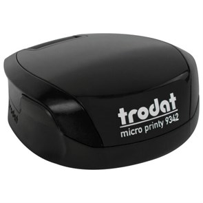 {{photo.Alt || photo.Description || 'Оснастка для печатей КАРМАННАЯ, D=42 мм, синий, TRODAT 9342 MICRO P4, корпус черный, подушка, 163186'}}