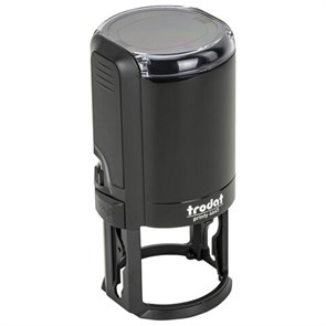 {{photo.Alt || photo.Description || 'Оснастка для печатей, оттиск D=45 мм, синий, TRODAT 4645, корпус черный, крышка, подушка'}}