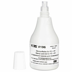 {{photo.Alt || photo.Description || 'Краска штемпельная NORIS, белая, 50 мл, специальная для полиэтилена и полипропилена, 196Сб'}}